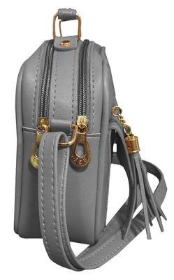  FFC Stylish Multipacket Chain Sling Bag For Woman And Girls GREY 5