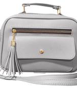  FFC Stylish Multipacket Chain Sling Bag For Woman And Girls OFFWHITE