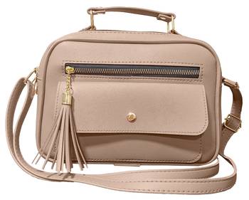  FFC Stylish Multipacket Chain Sling Bag For Woman And Girls CREAM 1
