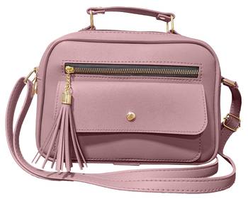  FFC Stylish Multipacket Chain Sling Bag For Woman And Girls PEACH 1