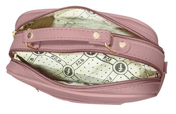  FFC Stylish Multipacket Chain Sling Bag For Woman And Girls PEACH 3