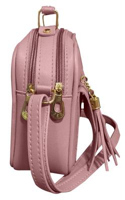  FFC Stylish Multipacket Chain Sling Bag For Woman And Girls PEACH 5
