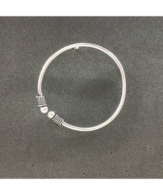 Oxidized silver adjustable bajuband 1
