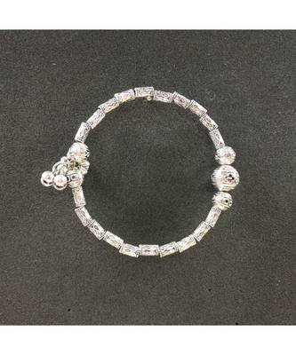 oxidized silver bajuband adjustable with Ghungroo 1