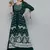 Kvsfab Green Color Georgatte Embroidered with Sequins Work Party Wear KURTI