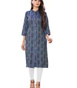 Rayon Print Kurti 3/4 Sleeve