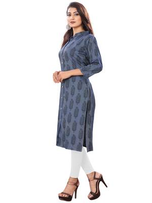 Rayon Print Kurti 3/4 Sleeve 4