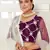 Delightful Wine colored thread with sequins embroidered Heavy Non-non Net fabric Party wear Lehenga choli