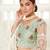 Glamorous Pista Green colored thread with sequins embroidered Heavy Non-non Net Bridal Lehenga choli
