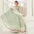 Pista Green thread of cotton with sequins embroidery Heavy Non-non Net With Art Silk Inner Semi Stitched lehenga choli