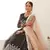 Black thread of cotton with sequins embroidery Heavy Non-non Net With Art Silk Inner Semi Stitched lehenga choli
