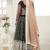 Black thread of cotton with sequins embroidery Heavy Non-non Net With Art Silk Inner Semi Stitched lehenga choli