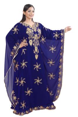 New Royal Islamic Modern Elegant Dubai Moroccan caftan Arabic Party Wear Beach Kaftan Farasha Dresses 3