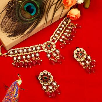 Red cubic zirconia chokers 2