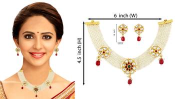 Red cubic zirconia chokers 3