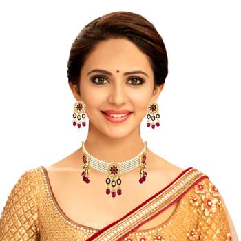 Red cubic zirconia chokers 5