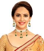 Green cubic zirconia chokers