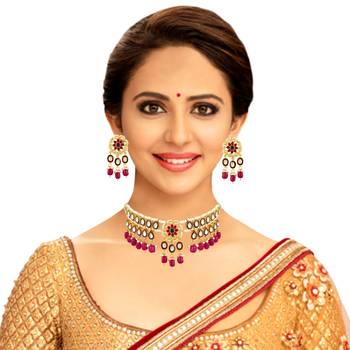 Red cubic zirconia chokers 1