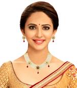 Red cubic zirconia chokers