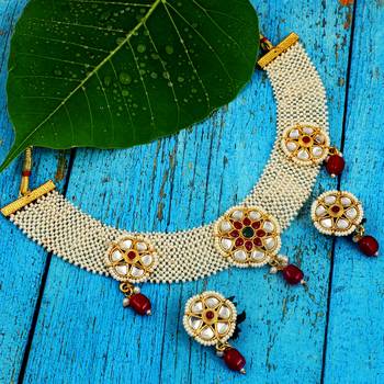 Red cubic zirconia chokers 5