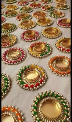 Designer TLight Diyas Set of 6 1