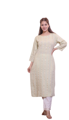 Light Green Kurti Pant 1
