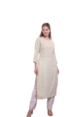 Light Green Kurti Pant 3