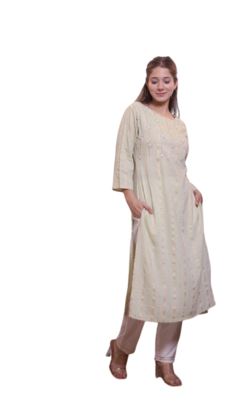 Light Green Kurti Pant 4