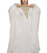 New African Attire Bridesmaid /Abaya Beaded /Dubai Moroccan Kaftan / Farasha Takshita 