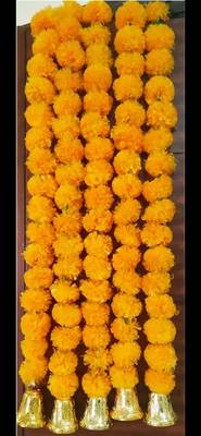 Marigold Artificial Flowers with Bell 1