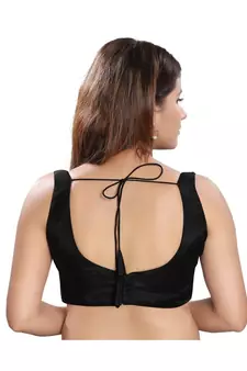 Women's Silk Sleeveless Saree Blouse