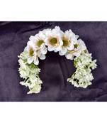 White Yellow Gold  Hair Gajara