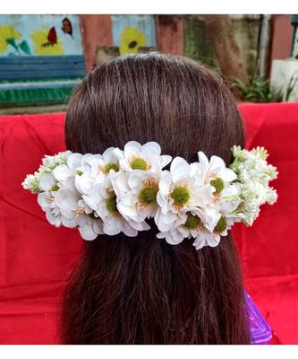 White Yellow Gold  Hair Gajara 3