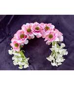 Pink Yellow Gold  Hair Gajara