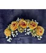 Yellow Yellow Gold  Hair Gajara