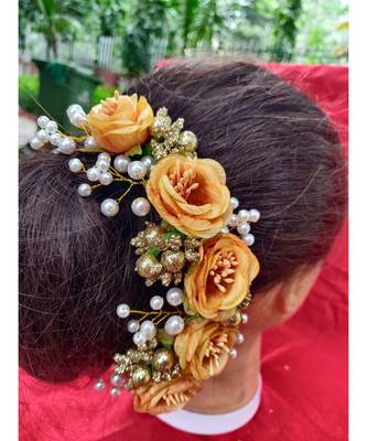 Yellow Yellow Gold  Hair Gajara 2