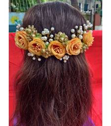 Yellow Yellow Gold  Hair Gajara