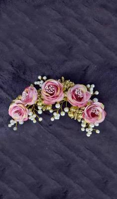 Pink Yellow Gold  Hair Gajara 1