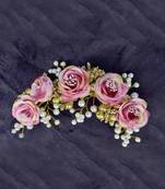 Pink Yellow Gold  Hair Gajara