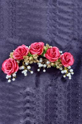 Red Yellow Gold  Hair Gajara 1
