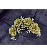 Gold Yellow Gold  Hair Gajara