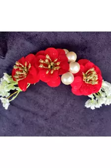 Red Yellow Gold  Hair Gajara