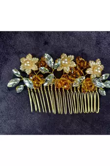 Yellow Yellow Gold  Hair Brooch