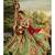 Green And Red Floral Printed Lehenga Choli