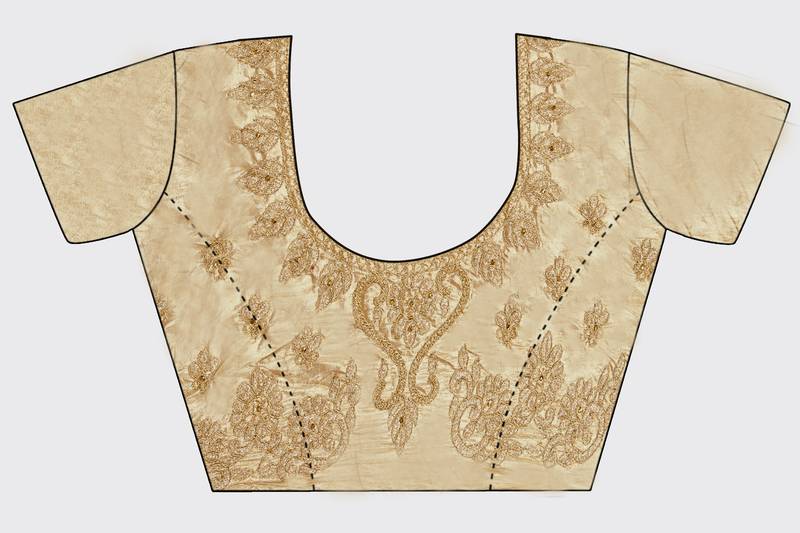 Red embroidered velvet semi stitched lehenga