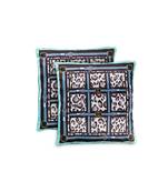 Floral Printed Recycle Polyester decorative   Piece Pillow Cushion Cover Green Color