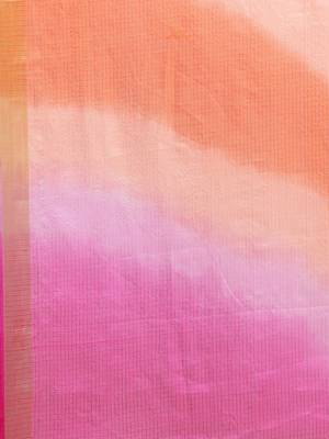   Multicolour Kota Art Hand Dyed Saree with blouse 4