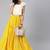Maxi Yellow Cotton Skirt with Sleveless Crop Top
