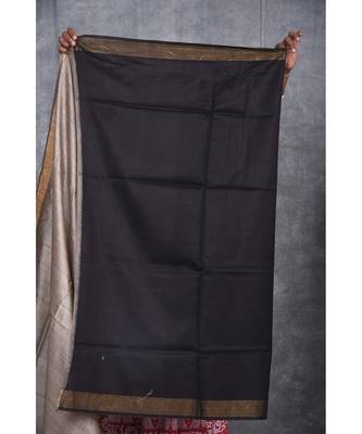 beige Handloom Dupion Silk Saree With Dobbi Design saree with blouse 5