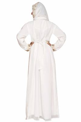 Islamic Moroccan Kaftan Arabic Abaya Dress For Womens  4